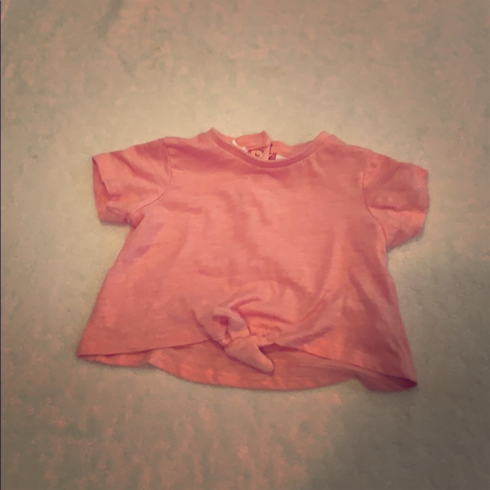 Zara bottom tie crop top for baby